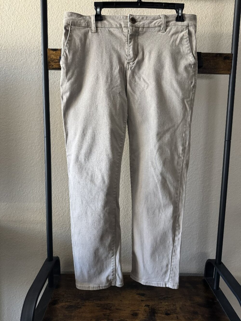 RSQ Slim Straight Khaki Chino Pants — Tan, 33x30